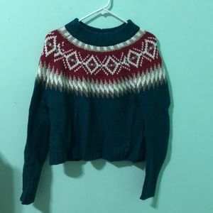 american eagle christmas/winter sweater